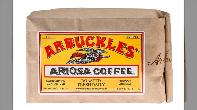 Bag of Arbuckles' Ariosa Coffee