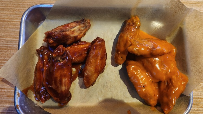 An order of wings from Buffalo Wild Wings.