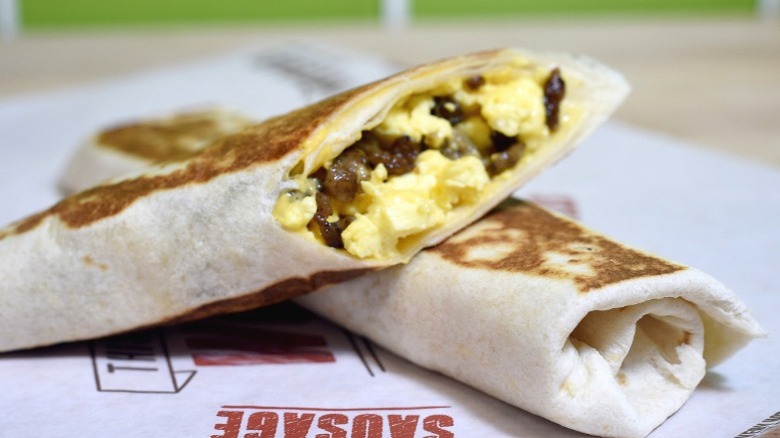 The Grilled Breakfast Burrito from Taco Bell.