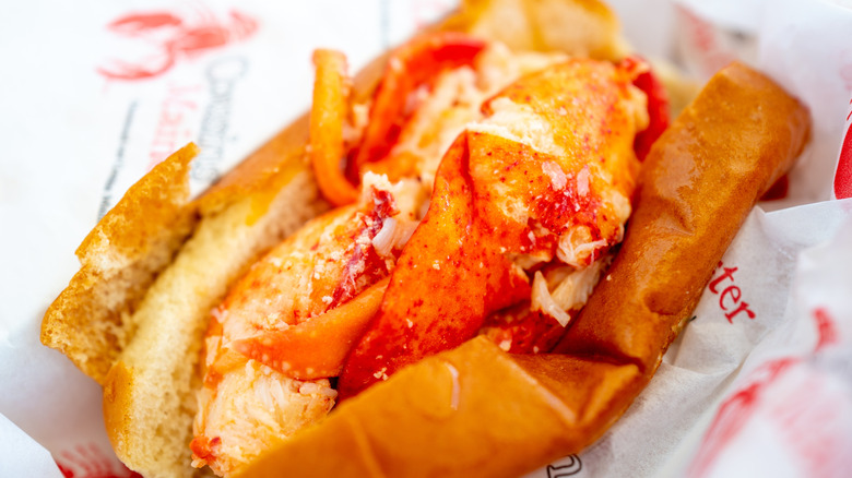 Lobster roll from Cousins Maine Lobster