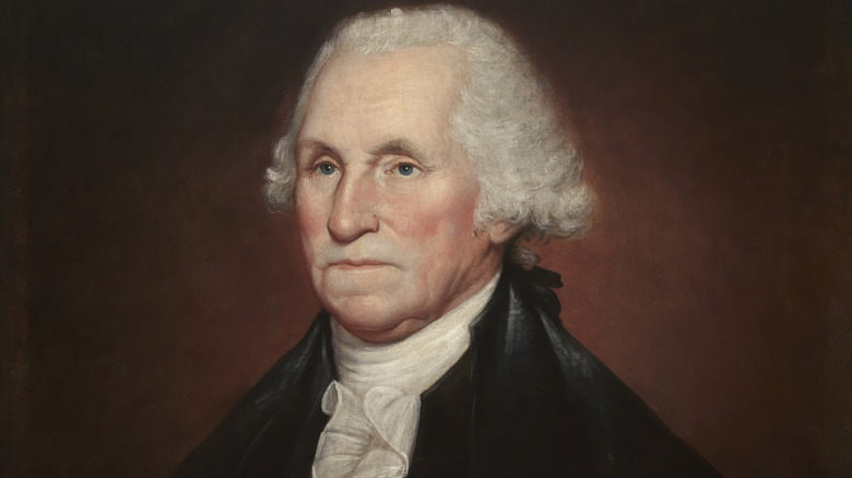 President George Washington portrait in color