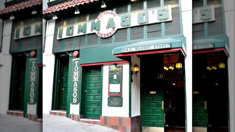 An exterior view of Tommaso's Pizzeria in San Francisco