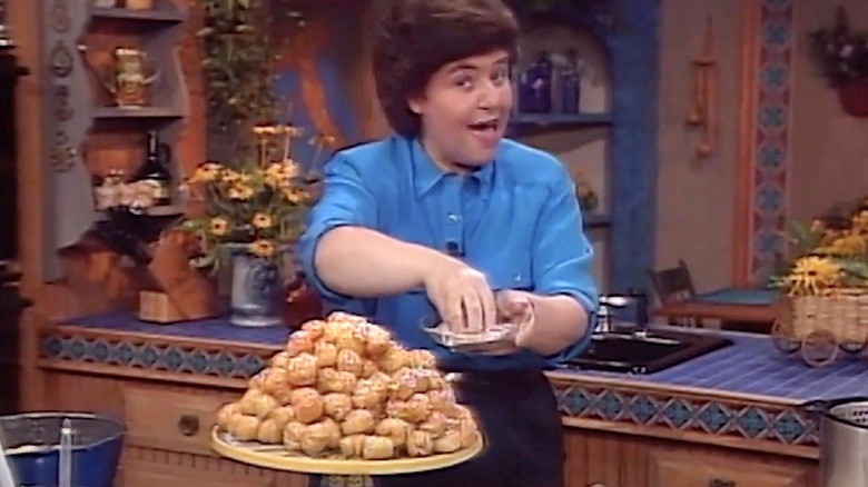 Mary Ann Esposito makes dessert on the first episode of Ciao Italia