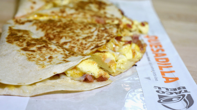 Taco Bell quesadilla