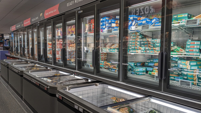 Aldi freezer section