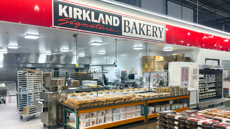 The Kirkland Signature bakery inside of a Costco location