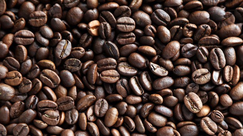 Coffee beans.