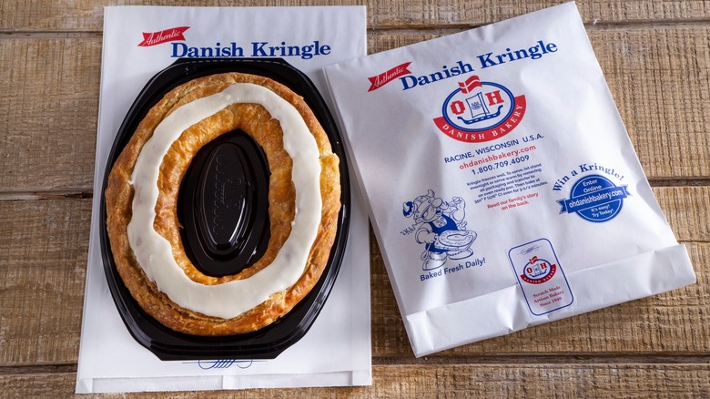 A picture of a Trader Joe's Kringle from the O & H Danish Bakery.