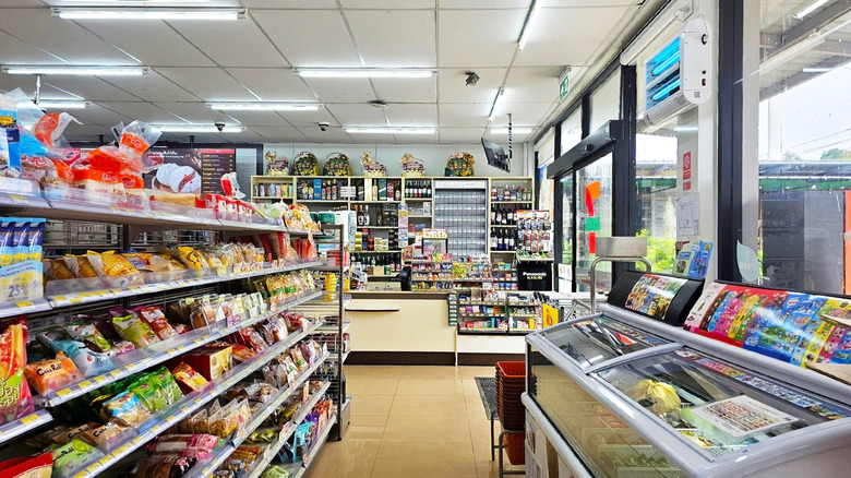 Convenience store interior