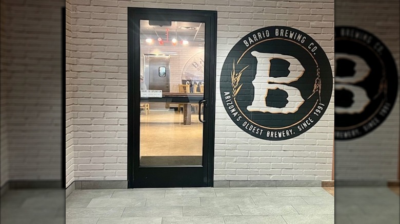 Front entrance to Barrio Brewing Co.