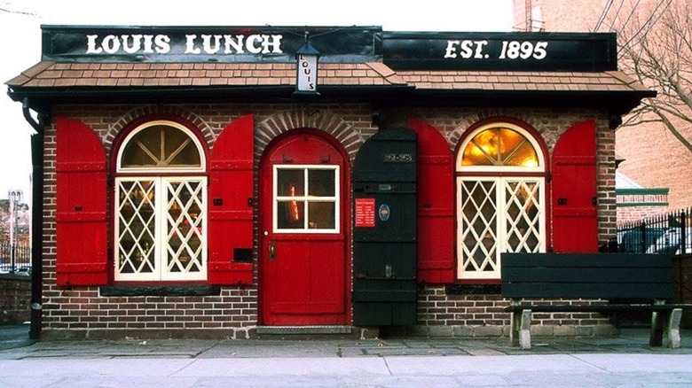 Exterior of Louis' Lunch