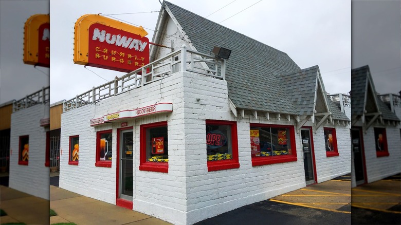 Exterior of NuWay Burgers