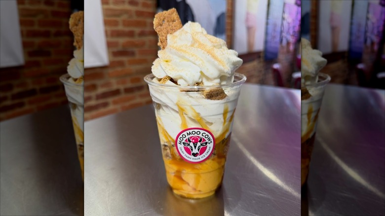 Moo Moo Cows Ice Cream sundae