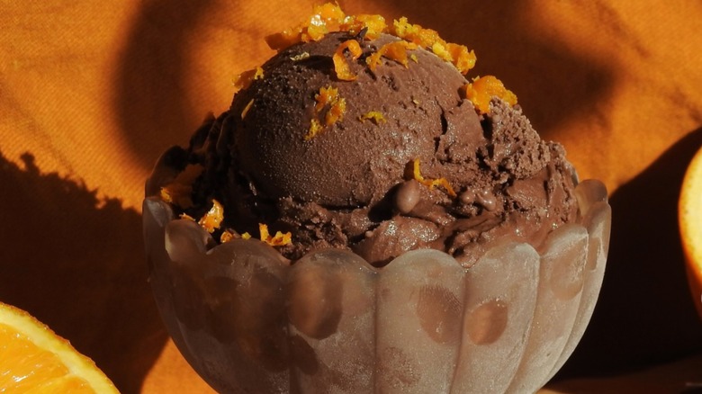 Cloud City Capricorn horoSCOOP ice cream in glass sundae parfait cup