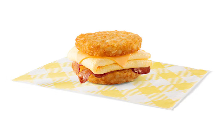 Bojangles Carolina Crunch Biscuit on a white background.