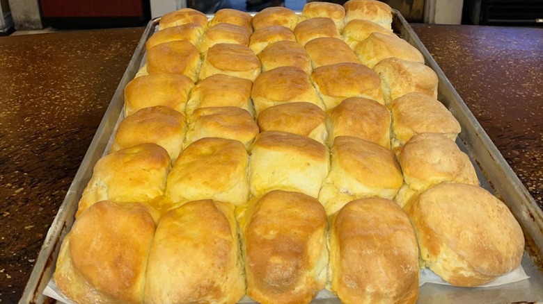 Tray of biscuits from Edie's Biscuits