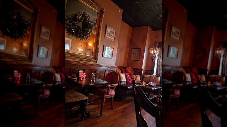 Interior Dining Are with vintage interior at C.R. Hummingbird to Mars