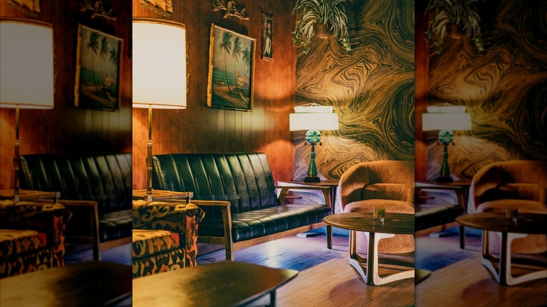 Retro vintage seating area at The Hello Hi