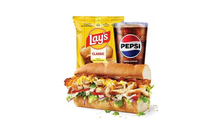 A product image of Subway's $6.99 Meal of the Day on a white background.
