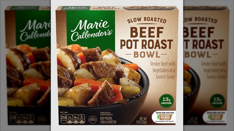 Marie Callender's Beef Pot Roast Bowl frozen dinner