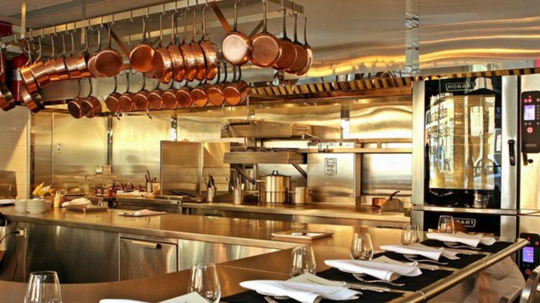 Counter dining at Chef's Table at Brooklyn Fare