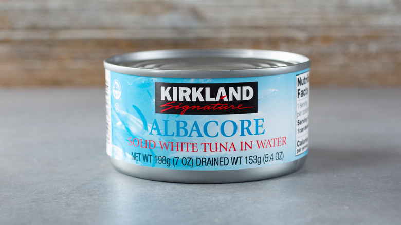 Can of Kirkland Signature tuna