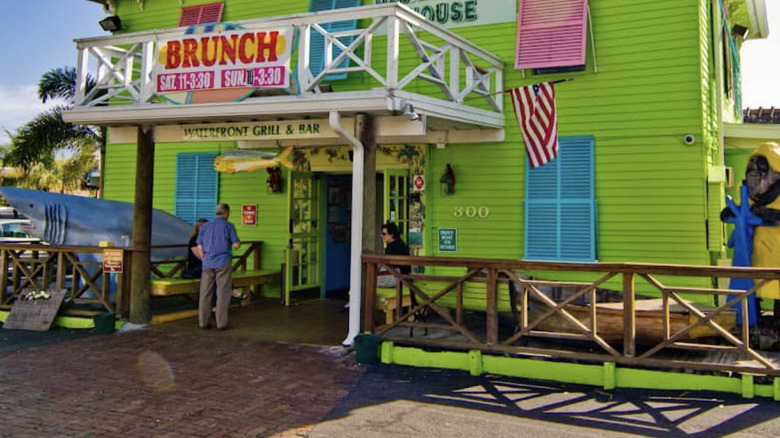 The exterior of the Old Key Lime House restaurant in Florida