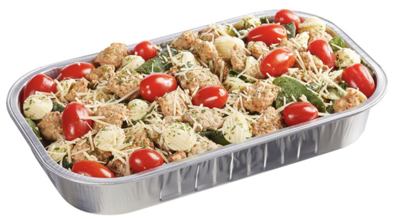 Kirkland Signature Italian Sausage and Pasta in Wine Sauce product photo from Costco.