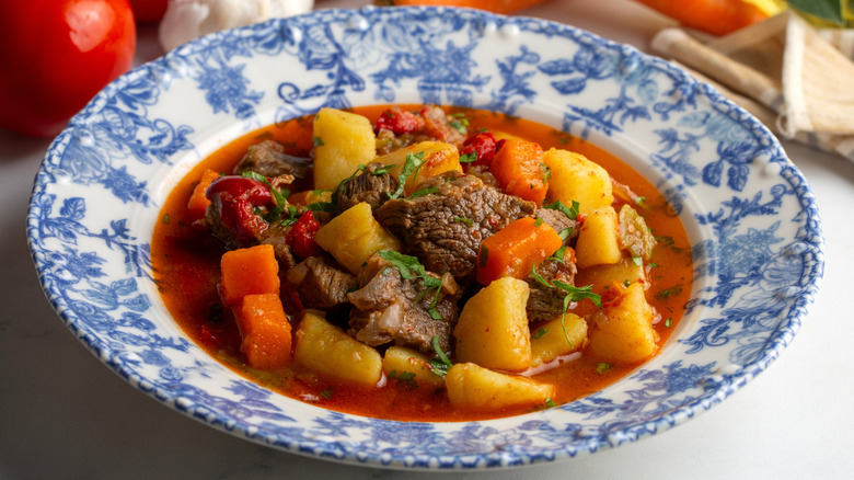 Bowl of Hungarian goulash