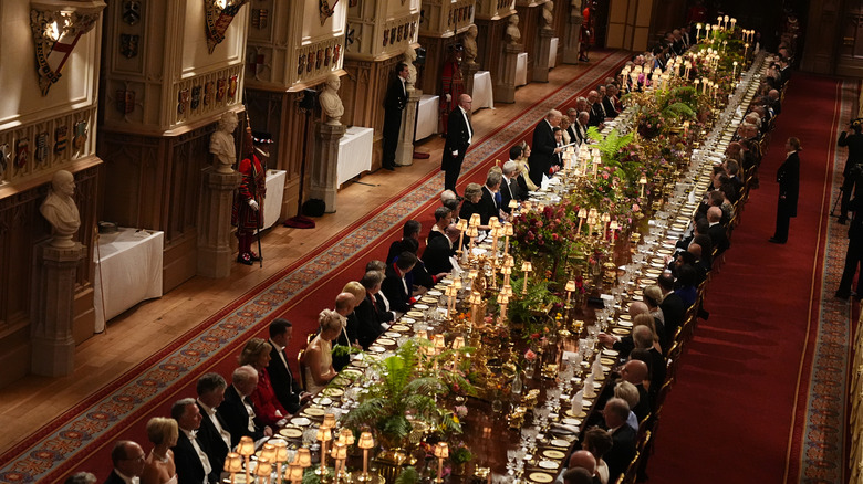 Table at British State Banquet