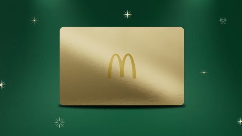A basic, unspecialized version of the McGold Card from McDonald's