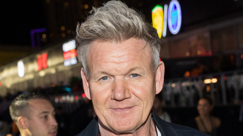 Gordon Ramsay photographed attending the F1 Grand Prix of Las Vegas at Las Vegas Strip Circuit on November 23, 2024 in Las Vegas, Nevada.