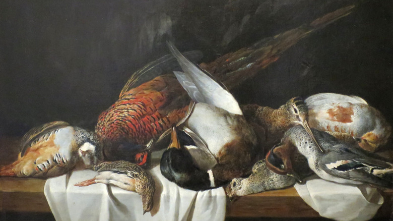 "Game Birds" painting by Jan Vonck