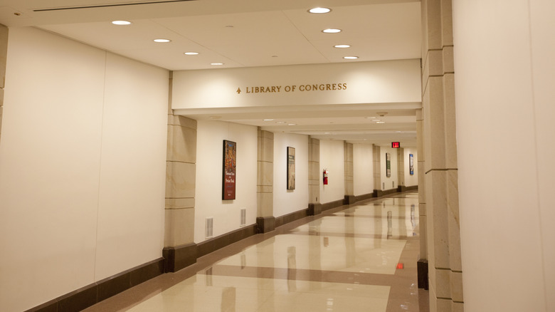 underground tunnel at the Library of Congress