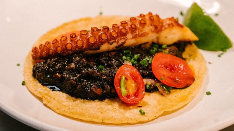 Squid taco