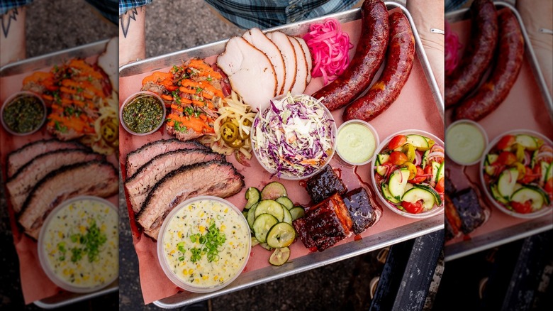 Barbecue platter