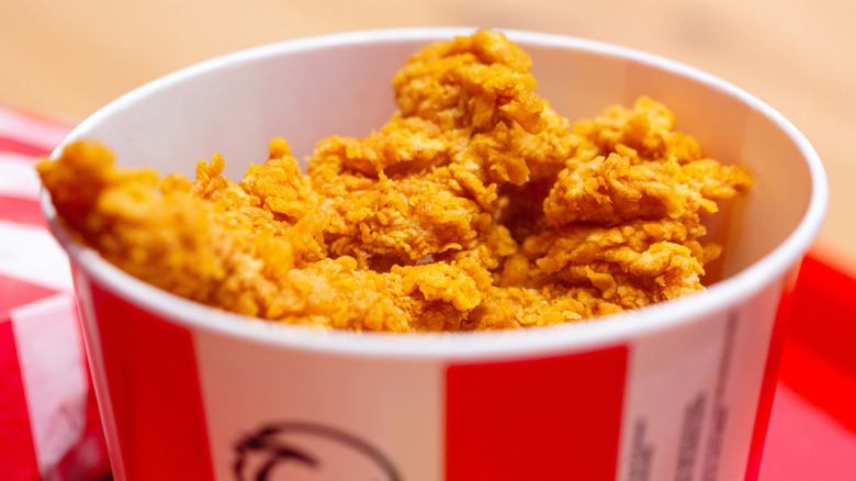 Bucket of KFC chicken