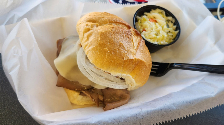 A Big Al's Roast Beef sandwich.
