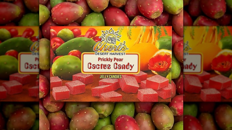 Box of Cheri's prickly pear cactus candy