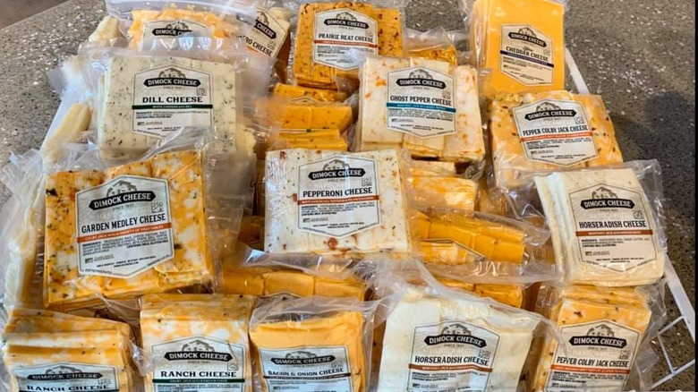 Assorted Dimock cheese products