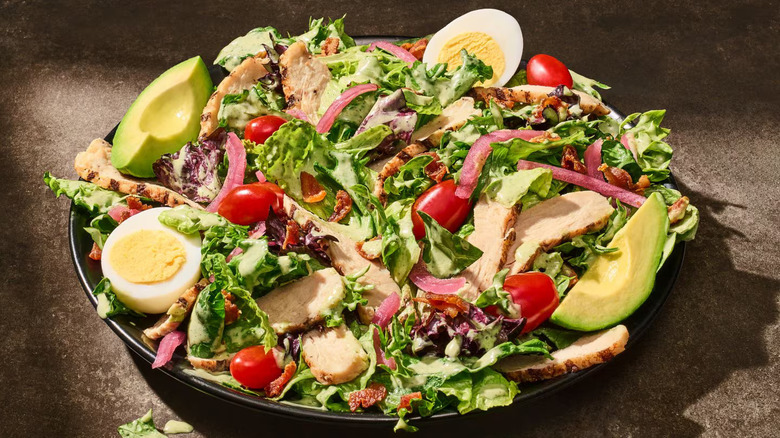 Close up of Green Goddess Cobb Salad