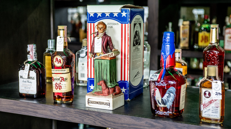 Unique vintage bottles at Revival Vintage Bottle Shop