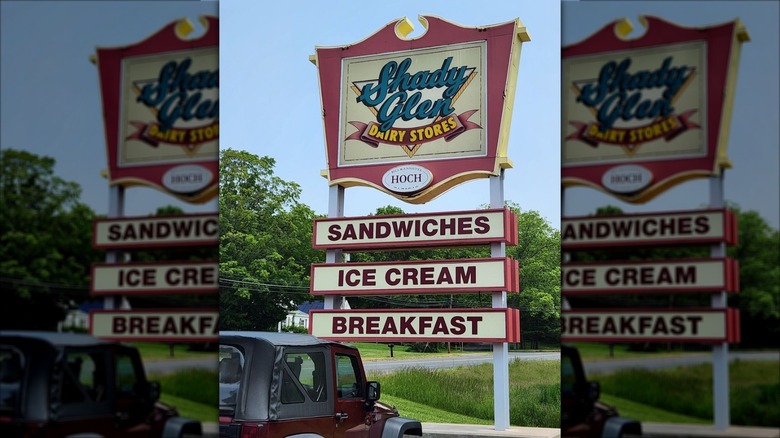 Shady Glen sign