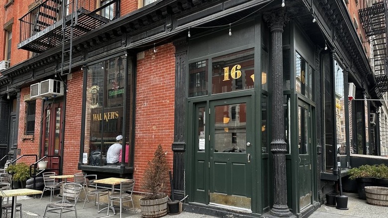 Exterior of Walker's in New York City