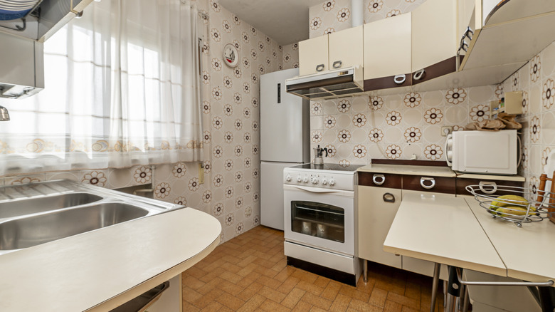 An older style kitchen