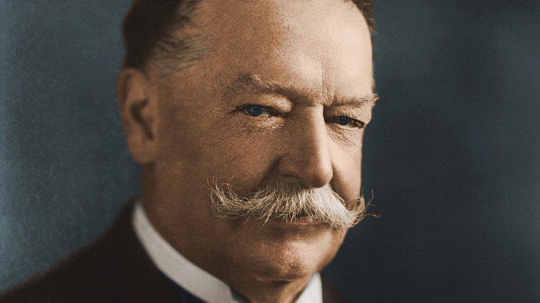 President William Howard Taft poses for a portrait in 1910