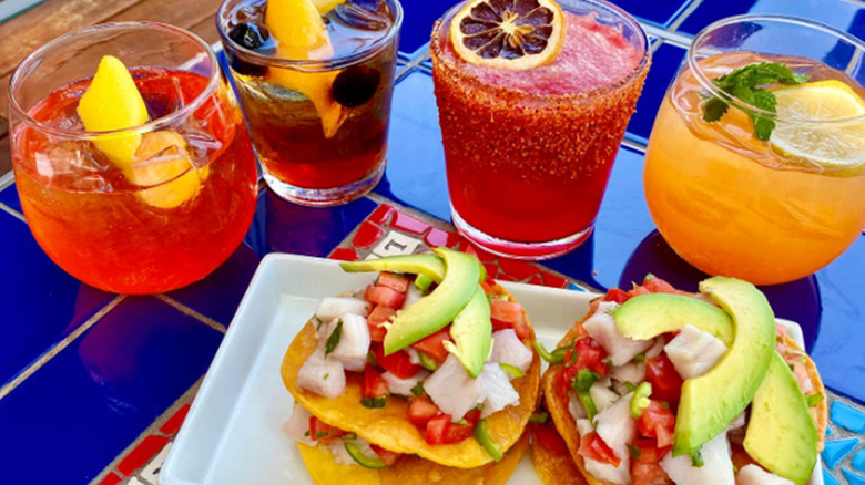 Food at La Fonda on Main