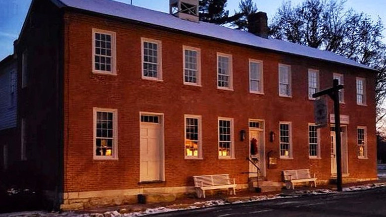 wide shot of J. Huston Tavern