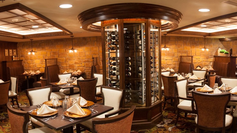 interior of Legends Steakhouse in Deadwood