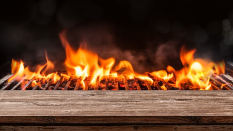 Lit grill